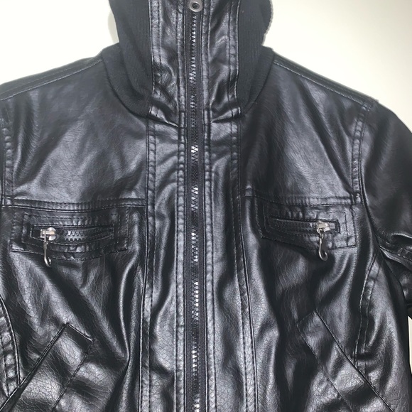 Miley Cyrus Max Azria Bomber Leather Jacket! - Picture 3 of 7